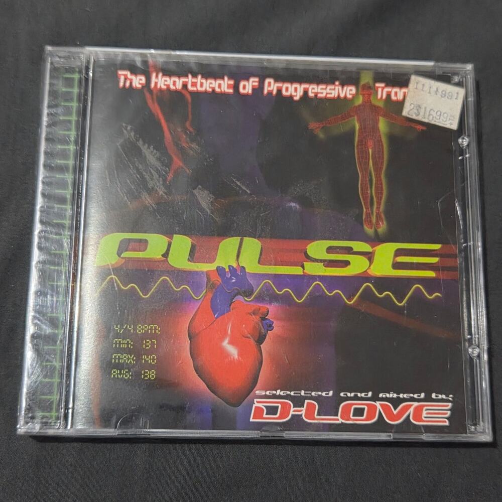 Vtg 1999 Pulse Selected and Mixed by D-Love CD